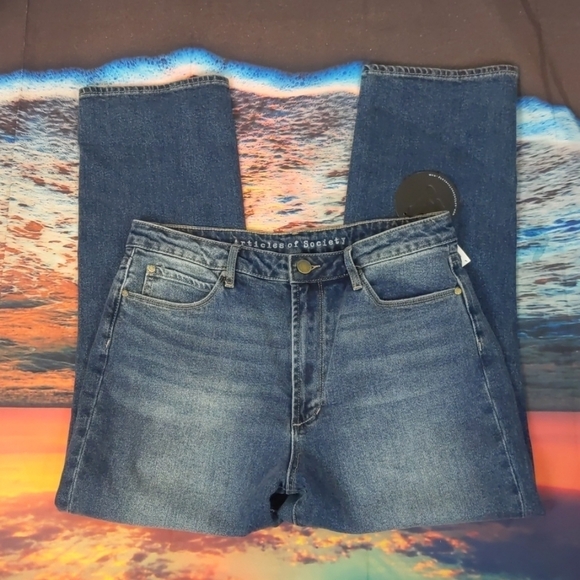 Articles of society high rise straight jeans 11 - Picture 1 of 4